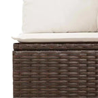 vidaXL Set Divani da Giardino Modulari con Cuscini - Mobili in Polyrattan
