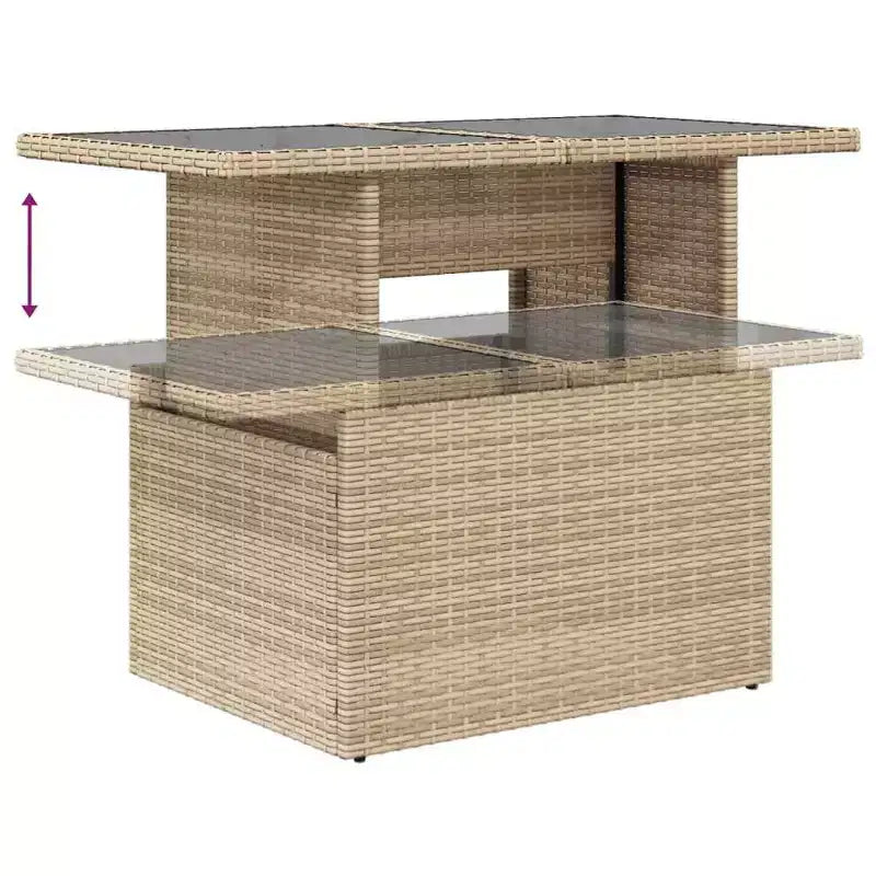 vidaXL Set Divani da Giardino Modulari con Cuscini - Mobili in Polyrattan