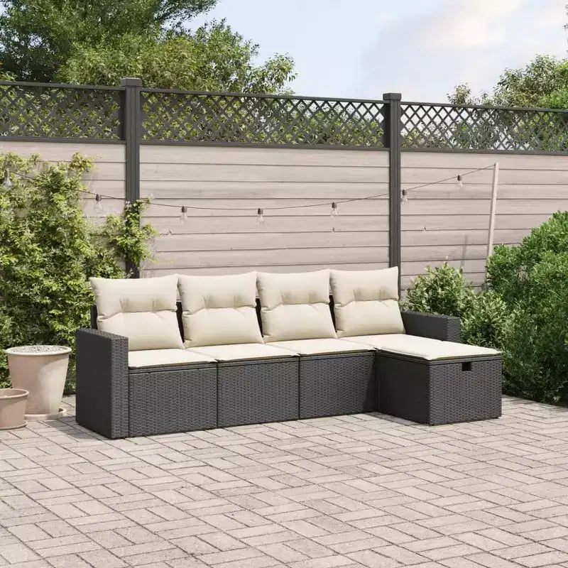 vidaXL Salotto da Giardino Modulare in Diversi Colori con Cuscini