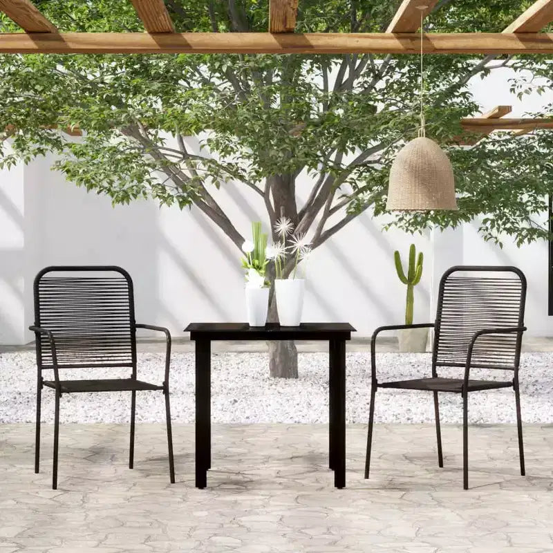 vidaXL Set da pranzo da giardino Set da esterno Tavolo e sedie da giardino