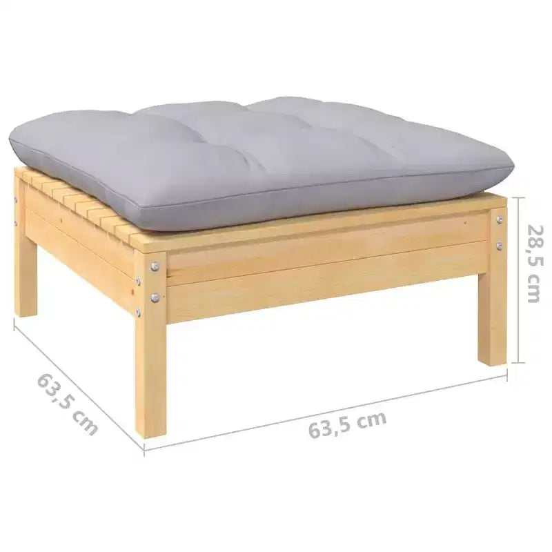 vidaXL Set da Salotto Modulare da Esterno con Cuscini in Diversi Colori