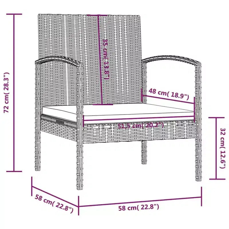 vidaXL Set Salotto da Giardino 16 pz