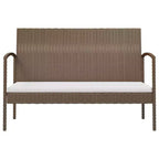 vidaXL Set Salotto da Giardino 16 pz