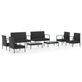 vidaXL Set Salotto da Giardino 16 pz