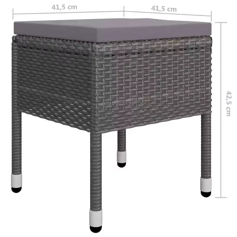 vidaXL Trendy set da pranzo da giardino in colori diversi