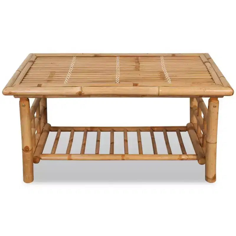 vidaXL Set Salotto da Giardino Sezionale da Esterno con Cuscini in Bambù