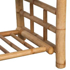 vidaXL Set Salotto da Giardino Sezionale da Esterno con Cuscini in Bambù
