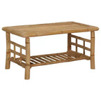 vidaXL Set Salotto da Giardino Sezionale da Esterno con Cuscini in Bambù