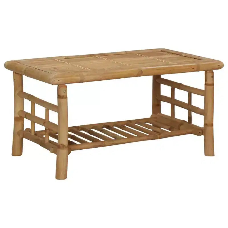 vidaXL Set Salotto da Giardino Sezionale da Esterno con Cuscini in Bambù