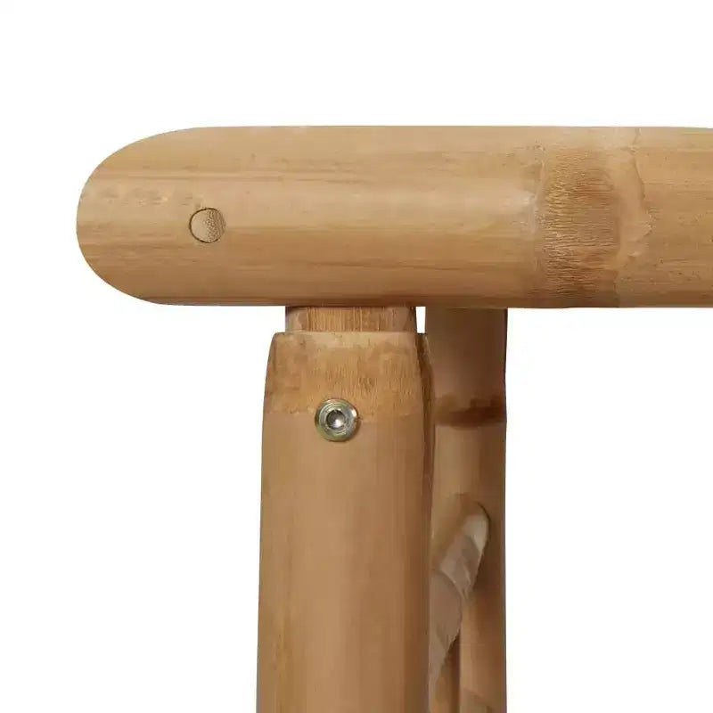 vidaXL Set Salotto da Giardino Sezionale da Esterno con Cuscini in Bambù