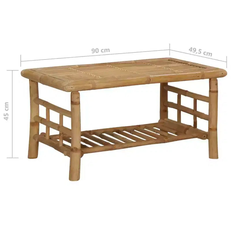vidaXL Set Salotto da Giardino Sezionale da Esterno con Cuscini in Bambù