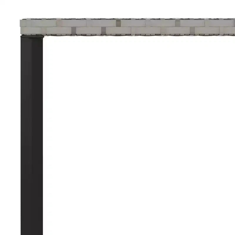 vidaXL Set da pranzo da giardino con cuscini, set per conversazione in 2 pezzi, rattan sintetico