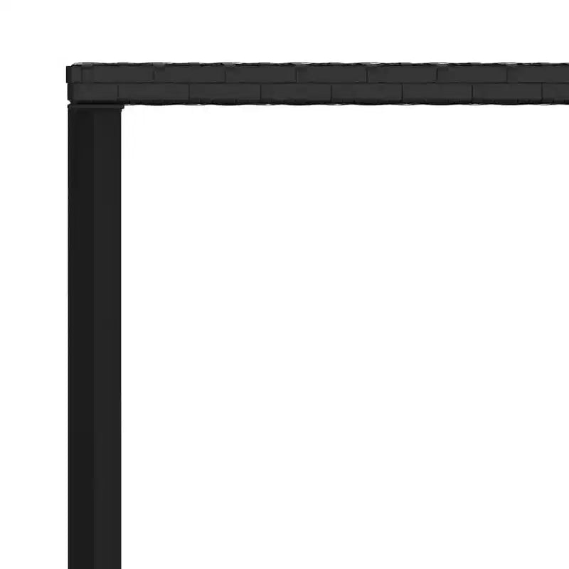 vidaXL Set da pranzo da giardino con cuscini, set per conversazione in 2 pezzi, rattan sintetico