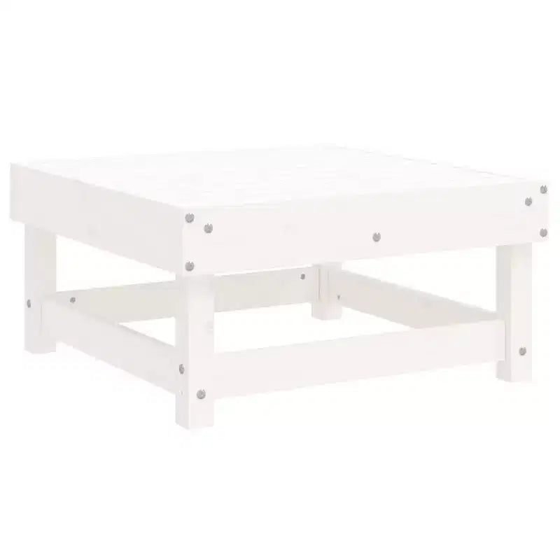 vidaXL Set divano da giardino in legno naturale di pino massiccio