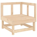vidaXL Salotto da Giardino Set Mobili da Esterno in Pino Massello