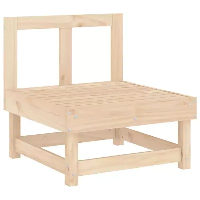vidaXL Salotto da Giardino Set Mobili da Esterno in Pino Massello