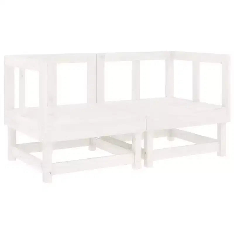 vidaXL Salotto da Giardino Set Mobili da Esterno in Pino Massello