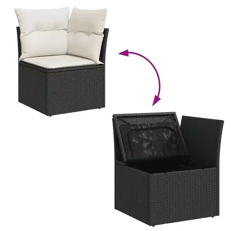 vidaXL Set Divani da Giardino con Cuscini in Diversi Colori