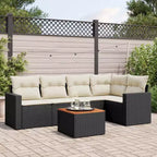 Set Divano da Giardino Modulare vidaXL in Polyrattan con Cuscini