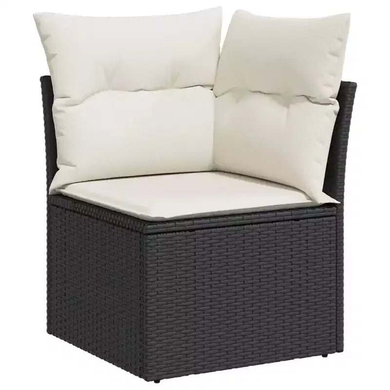 Set Divano da Giardino Modulare vidaXL in Polyrattan con Cuscini