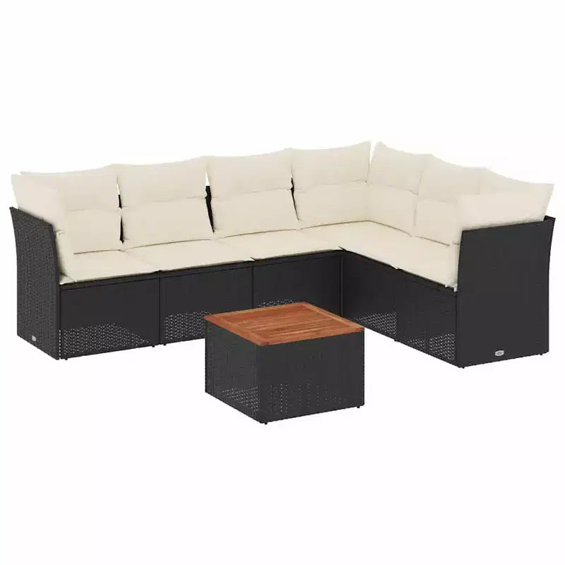 vidaXL Modular Patio Sofa Set in Wicker