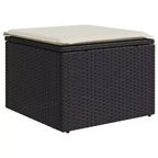 vidaXL Set divano modulare da giardino con cuscini