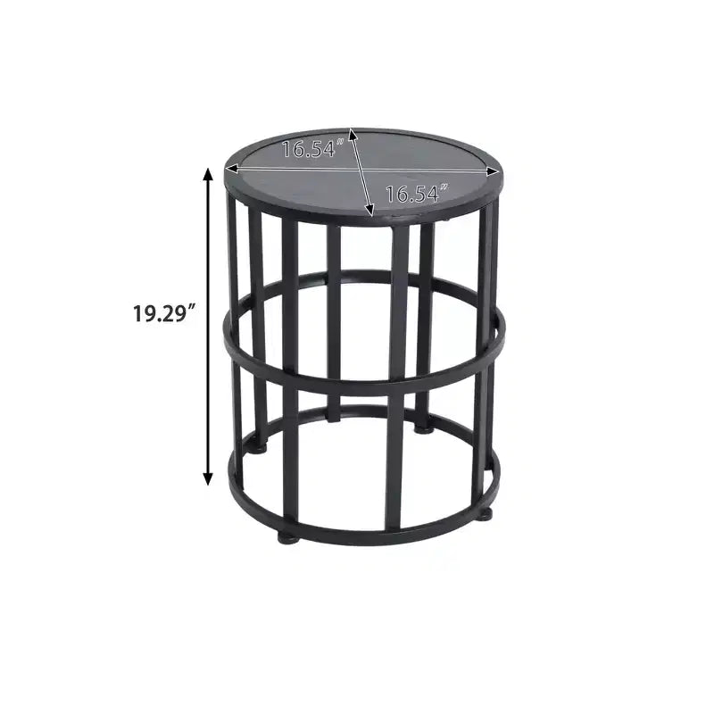 Christopher Knight Home Liliane Set 3 pezzi con 2 sedie in corda in legno di acacia e tavolino con piastrelle in ceramica per esterni