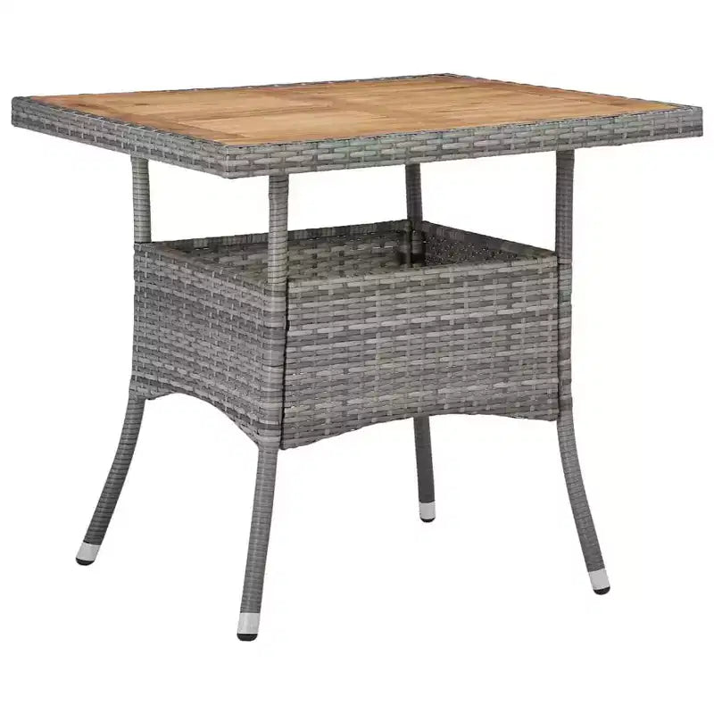 vidaXL Dining Set Grey and brown