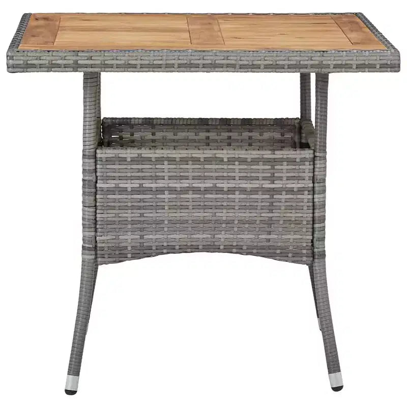 vidaXL Dining Set Grey and brown