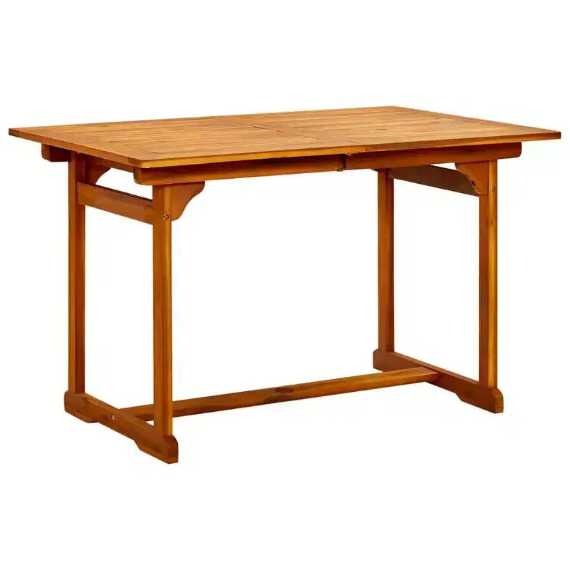 vidaXL Set da pranzo da giardino Legno massello di acacia Legno naturale Set da 5 pezzi