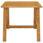 vidaXL Dining Set Black Solid Acacia Wood Medium Removable Covers