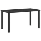 vidaXL Set Pranzo da Giardino 5 pz Acciaio Verniciato a Polvere Grigio