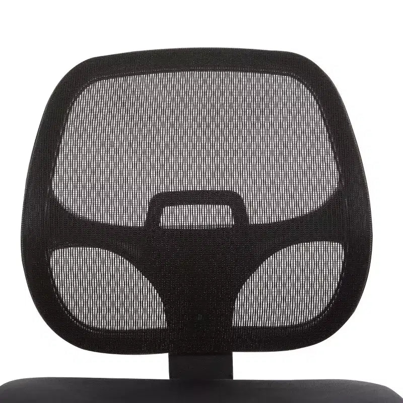 Sedia da ufficio ergonomica senza braccioli con schienale in rete e supporto lombare