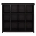 Libreria con 12 cubi da 48" in marrone Hickory