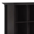 Libreria con 12 cubi da 48" in marrone Hickory