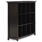 Libreria con 12 cubi da 48" in marrone Hickory