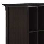 Libreria con 12 cubi da 48" in marrone Hickory