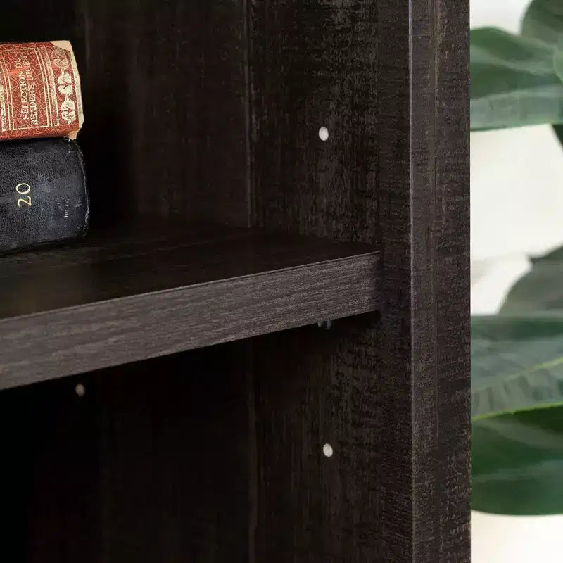 Libreria a 4 ripiani da 146,7 cm con ripiani regolabili – Nero