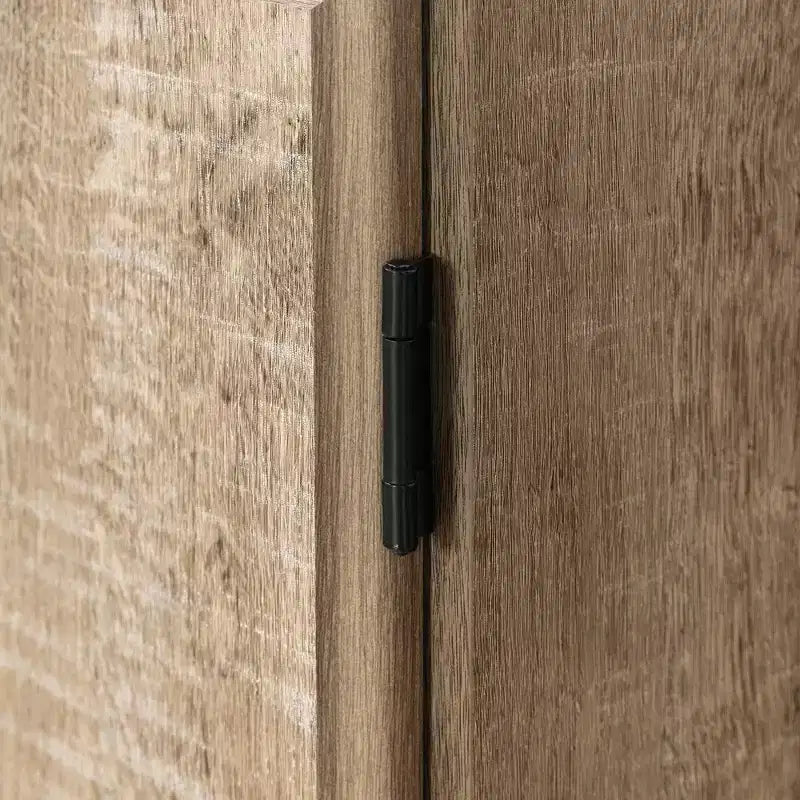 Mobile contenitore a 4 ante con finitura rovere
