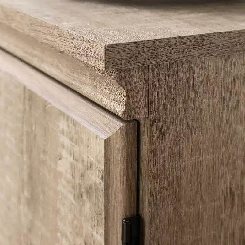 Mobile contenitore a 4 ante con finitura rovere