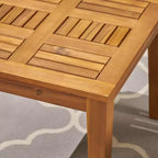 3pc Hampton Wood and Wicker Patio Set - Christopher Knight Home