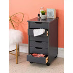 Carrello contenitore a 6 cassetti con rotelle