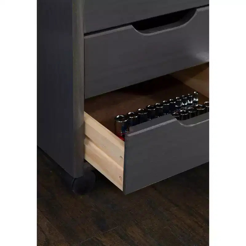 Carrello contenitore a 6 cassetti con rotelle