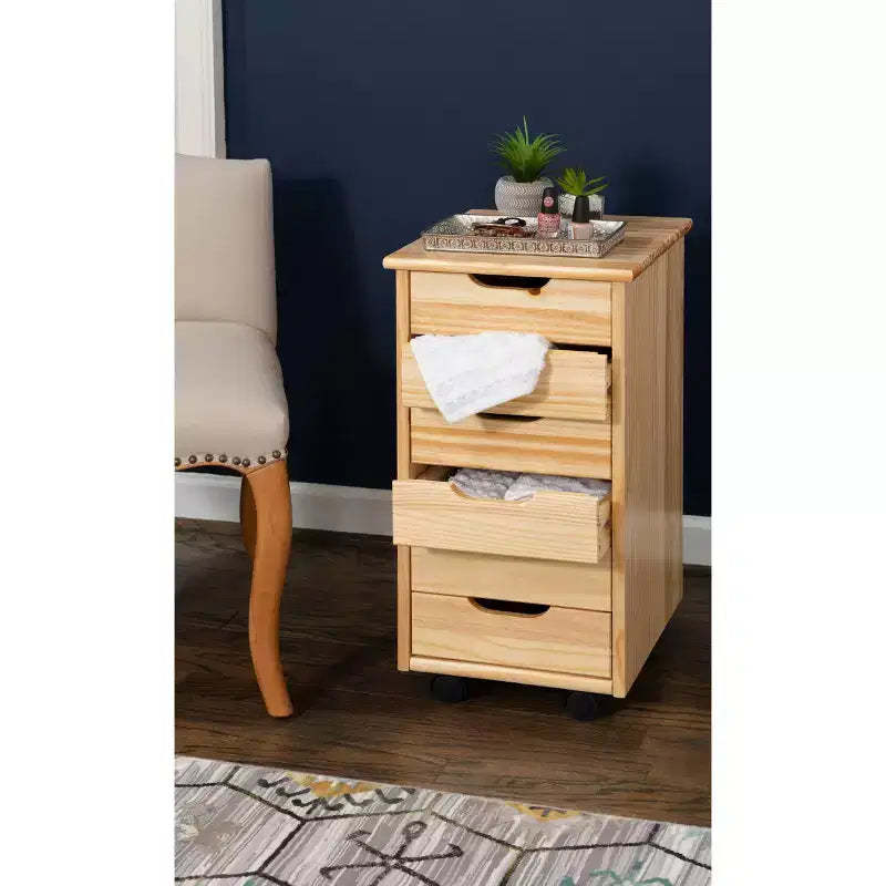 Carrello contenitore a 6 cassetti con rotelle