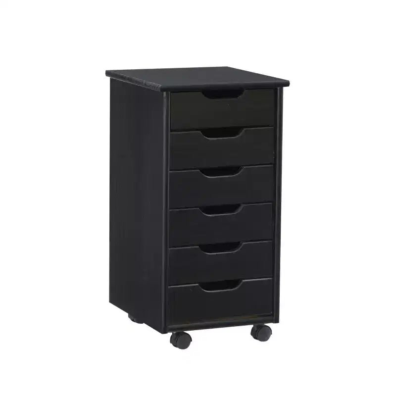 Carrello contenitore a 6 cassetti con rotelle