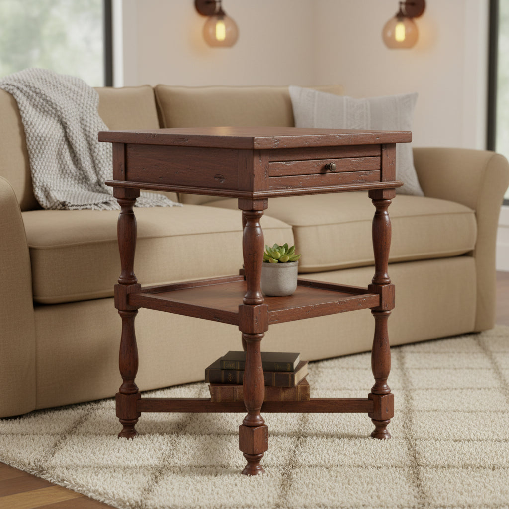 Hekman Side Table 81227 Antique