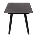 Flash Furniture Kierra Set 4 Pezzi da Conversazione Nero per Ogni Stagione con Cuscini Grigi Sfoderabili e Tavolino da Caffè in Metallo