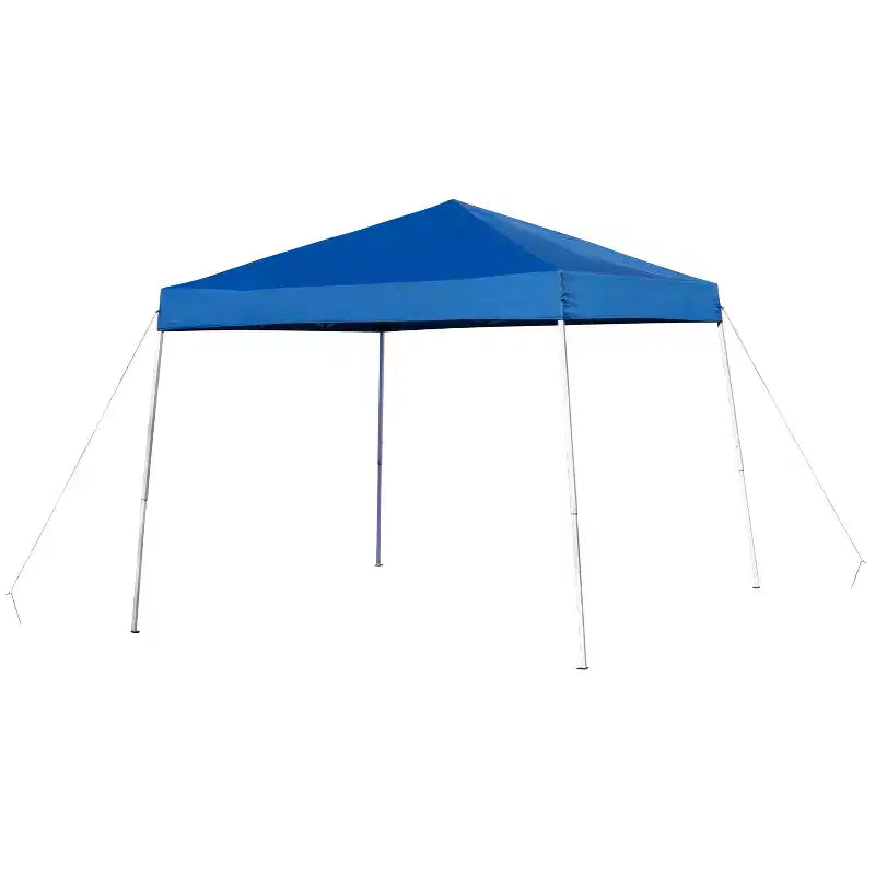 Set Portatile Emma e Oliver per Portellone Posteriore, Campeggio o Eventi con Tenda a Baldacchino Pop-Up Bianca con Borsa per il Trasporto e Tavolo Pieghevole con Panchine