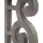 Consolle in legno con gambe curve