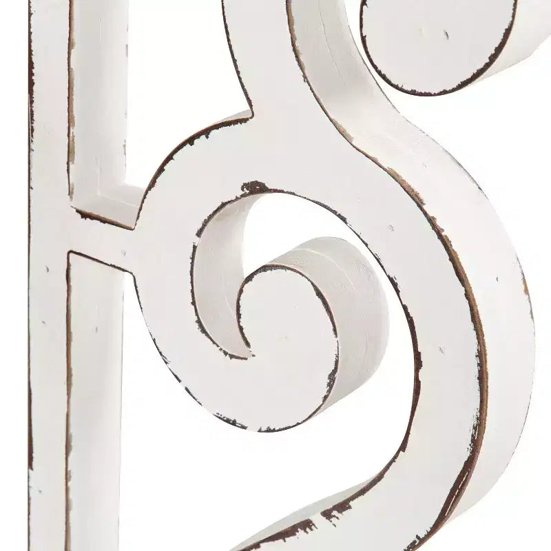 Consolle in legno con gambe curve